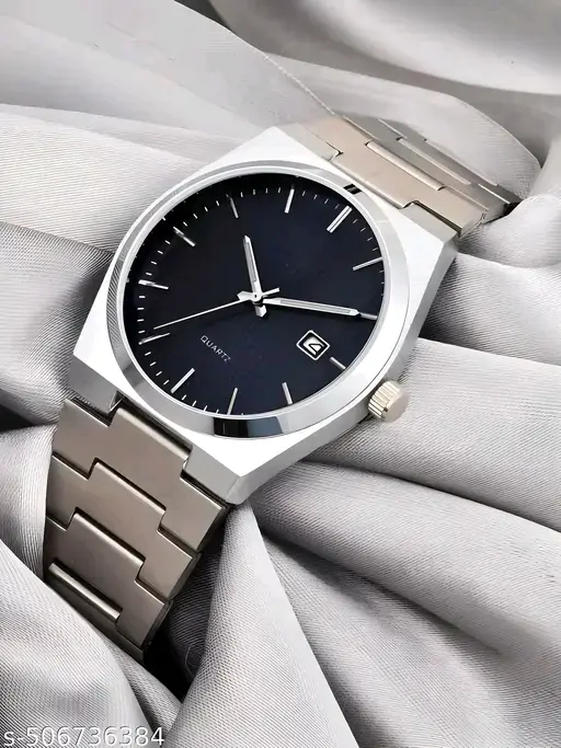 Luxury Fashionable New Design Date Working Black Dial Premium