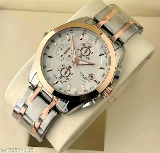 Daniel Radcliffe "Day and Date Functioning Silver Dial Metal